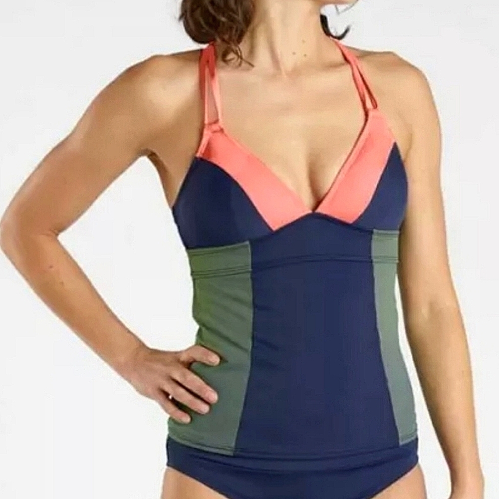 New! TITLE Nine Kuapapa Tankini Racerback Swim Tank MEDIUM
